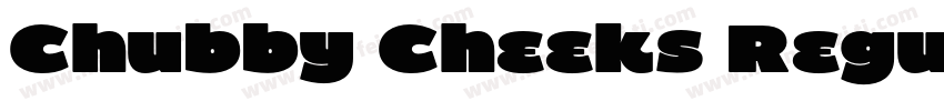 Chubby Cheeks Regular字体转换